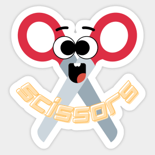 Rock/ Paper/ Scissors (Scissors) Sticker